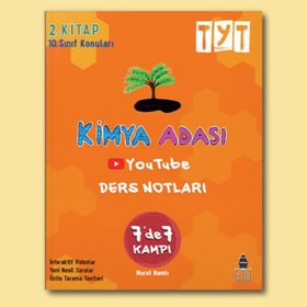TYT Kimya Youtube Ders Notları 2. Kitap - Kimya Adası Yayınları