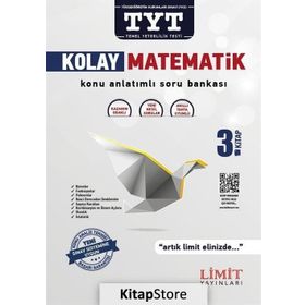 TYT Kolay Matematik Konu Anlatımlı Soru Bankası 3. Kitap Limit Yayınları