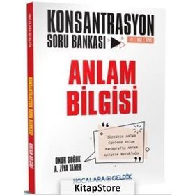 TYT Konsantrasyon Soru Bankası - Anlam Bilgisi - Hocalara Geldik Yayınları