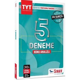TYT Konu Analizli 5 Deneme-Sınav Yayınları