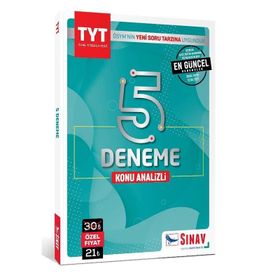 TYT Konu Analizli 5 Deneme-Sınav Yayınları