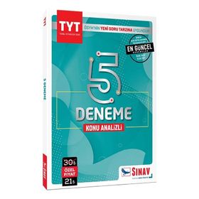 TYT Konu Analizli 5 Deneme-Sınav Yayınları