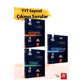 TYT Konularına ve Zorluk Seviyesine Göre Sıralanmış Sayısal Çıkmış Sorular Seti A Yayınları
