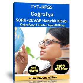 TYT-KPSS Coğrafya Soru Cevap Hazırlık Kitabı Enine Boyuna Eğitim