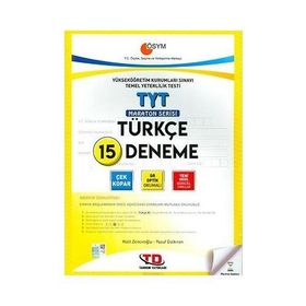 TYT Maraton Serisi Türkçe 15 Deneme Tandem Yayınları