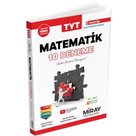 TYT Matematik 10 Deneme Kitabı-Miray Yayınları