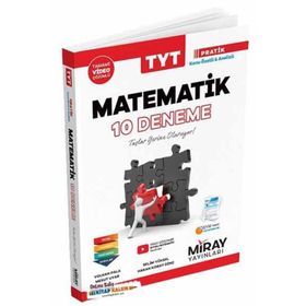TYT Matematik 10 Deneme Kitabı-Miray Yayınları