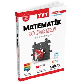 TYT Matematik 10 Deneme Kitabı-Miray Yayınları