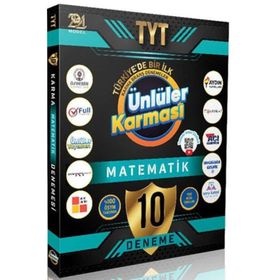 TYT Matematik 10 Deneme - Ünlüler Karması Yayınları