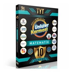 TYT Matematik 10 Deneme - Ünlüler Karması Yayınları