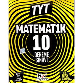 TYT Matematik 10 Denemeleri Fix Yayınları