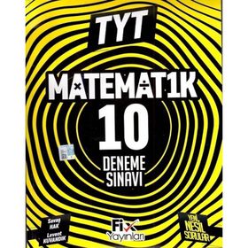 TYT Matematik 10 Denemeleri Fix Yayınları