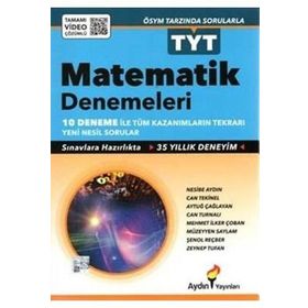 TYT Matematik 10 Fasikül Deneme - Aydın Yayınları