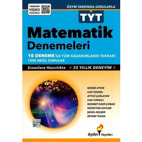 TYT Matematik 10 Fasikül Deneme - Aydın Yayınları