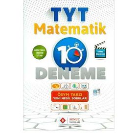 TYT Matematik 10lu Deneme - Sonuç Yayınları