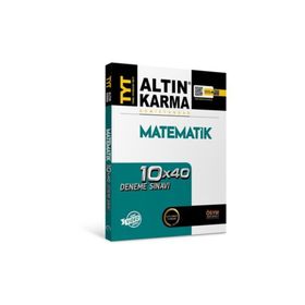 TYT Matematik 10x40 Deneme Sınavı Altın Karma Yayınları