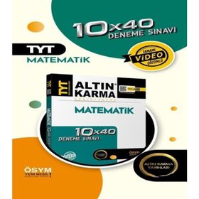 TYT Matematik 10x40 Deneme Sınavı Altın Karma Yayınları