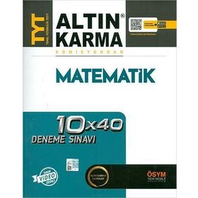 TYT Matematik 10x40 Deneme Sınavı Altın Karma Yayınları