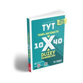 TYT Matematik 10x40 Düzey Denemeleri Sınav Yayınları