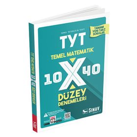 TYT Matematik 10x40 Düzey Denemeleri Sınav Yayınları
