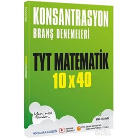 TYT Matematik 10x40 TYT Türkçe 10x40 Branş Denemeler-Pragmatik Yayınları