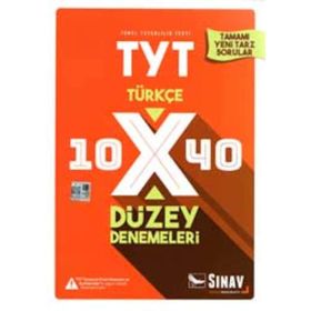 TYT Matematik 10x40 TYT Türkçe 10x40 Branş Denemeler-Pragmatik Yayınları