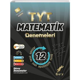 TYT Matematik 12'li Denemeleri Birey Yayınları