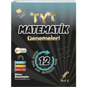 TYT Matematik 12'li Denemeleri Birey Yayınları
