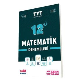 Tyt Matematik 12'li Denemeleri - Esen Yayınları
