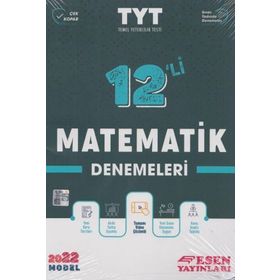 Tyt Matematik 12'li Denemeleri - Esen Yayınları