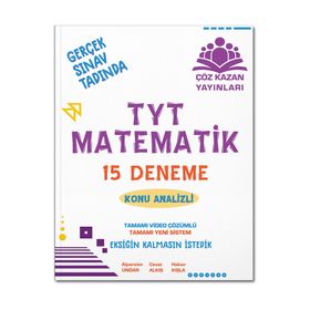 TYT Matematik 15 Deneme Çöz Kazan Yayinlari