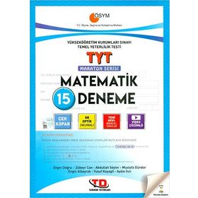 TYT Matematik 15 Deneme Maraton Serisi Tandem Yayınları