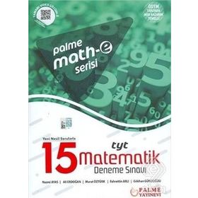 TYT Matematik 15 Deneme Sınavı Mathe Serisi Palme Yayınları