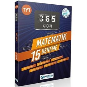 TYT Matematik 365 Gün 15 Deneme Gezegen Yayıncılık