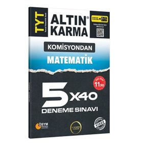 TYT Matematik 5x40 Deneme Sınavı-Altın Karma Yayınları