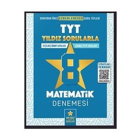 TYT Matematik 8 Deneme - Yıldız Sorular Yayınları