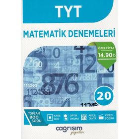 TYT Matematik Denemeleri 20'li Çağrışım Yayınları