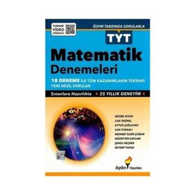 TYT Matematik Denemeleri Aydın Yayınları