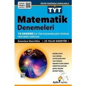 TYT Matematik Denemeleri Aydın Yayınları