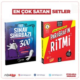 TYT Matematik Geometri Sınav Sihirbazı ve Arı Yayınları Paragrafın Ritmi 2 Kitap Set-Gür Yayınları