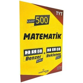 TYT Matematik Kamp 500 Denemesi-Canım Hocam