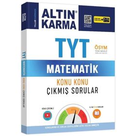 TYT Matematik Konu Konu Çıkmış Sorular Kolay Orta Zor - Altın Karma Yayınları