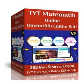 TYT Matematik Online Görüntülü Eğitim Seti Enine Boyuna Eğitim
