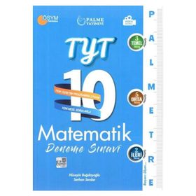 Tyt Matematik Palmetre 10 Deneme Video Çözümlü-Palme Yayınları