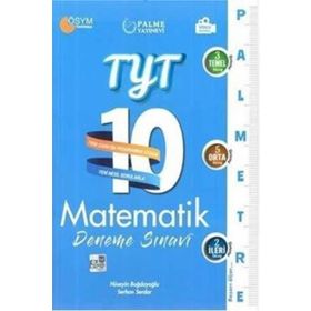 Tyt Matematik Palmetre 10 Deneme Video Çözümlü-Palme Yayınları