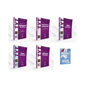 TYT Matematik Problemler Fizik Kimya ve Biyoloji Soru Bankası Set