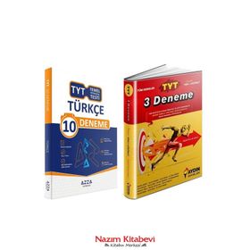 TYT Matematik Ray 12'li Denemeleri-Toprak Yayınları - 2021 Yeni + TYT Türkçe 10 Deneme-Azza Yayınları