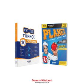 TYT Matematik Ray 12'li Denemeleri-Toprak Yayınları - 2021 Yeni + TYT Türkçe 10 Deneme-Azza Yayınları