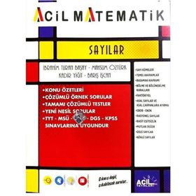 TYT Matematik Sayılar Acil Yayınları