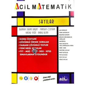 TYT Matematik Sayılar Acil Yayınları